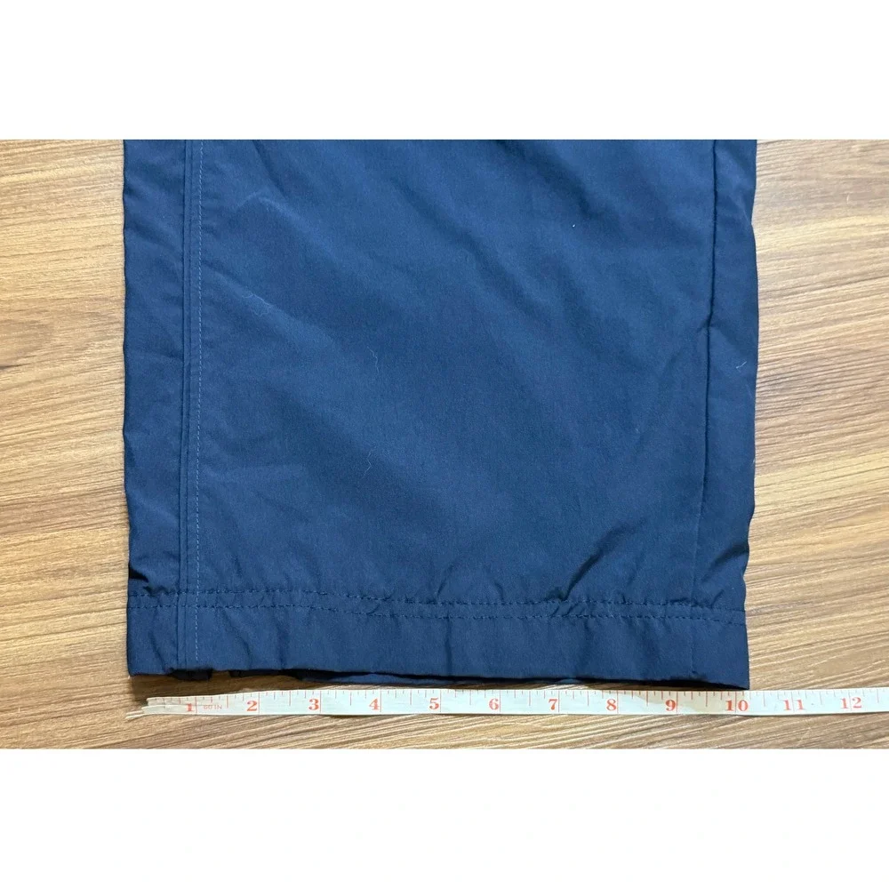 VTG Y2K Nike Sportswear Men Navy Blue Mesh Lined Baggy Track Pants Sz Large
